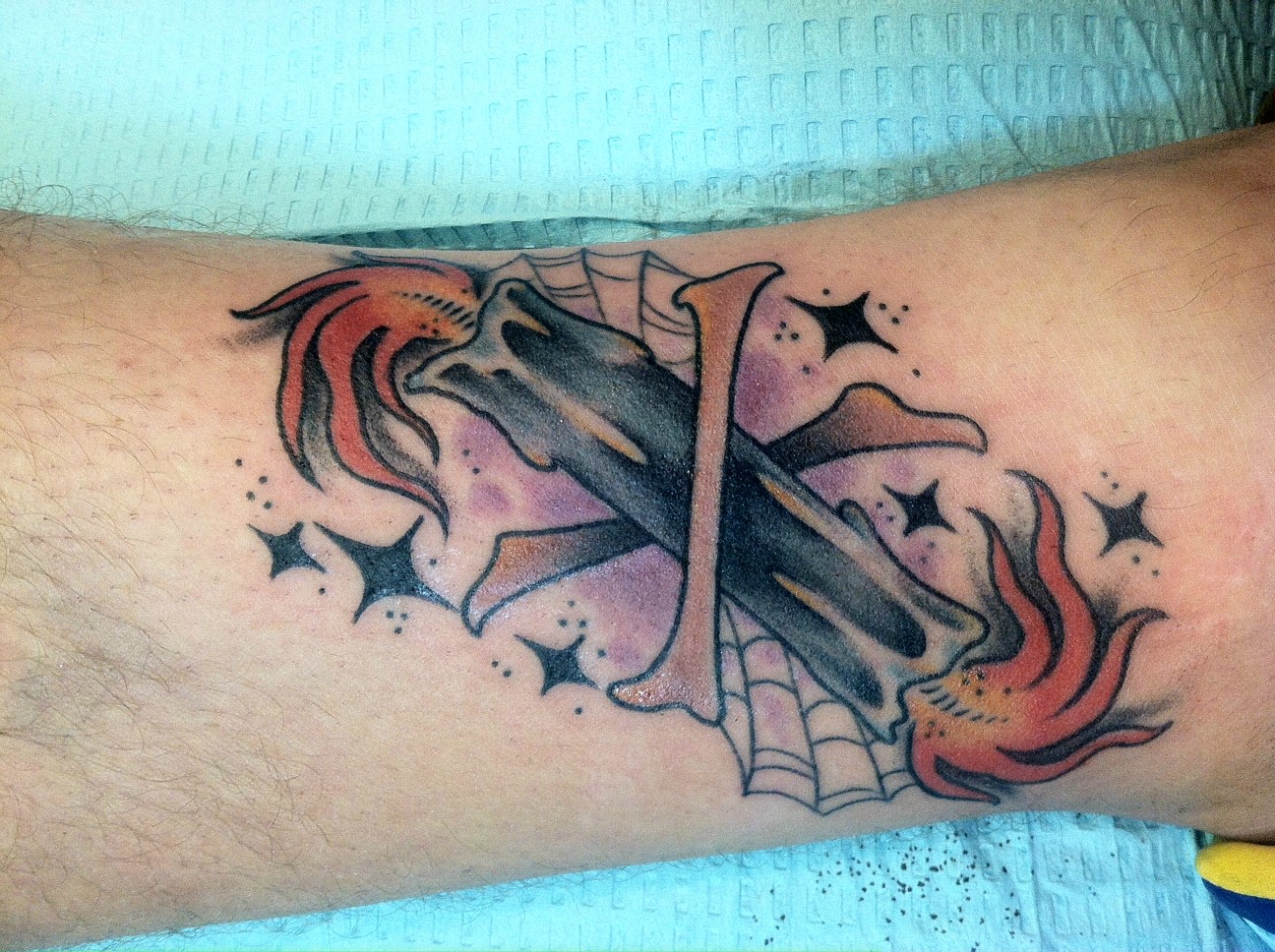 Candle Burning at Both Ends Tattoo Design
