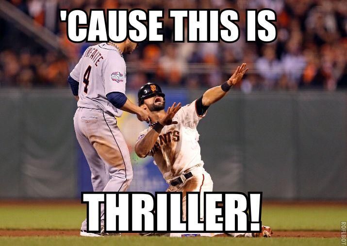 Cause This Is Thriller Funny Baseball Meme Picture