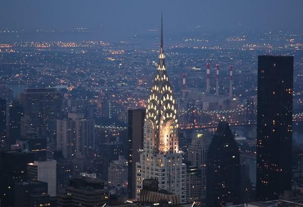 Chrysler Building At Night Picture