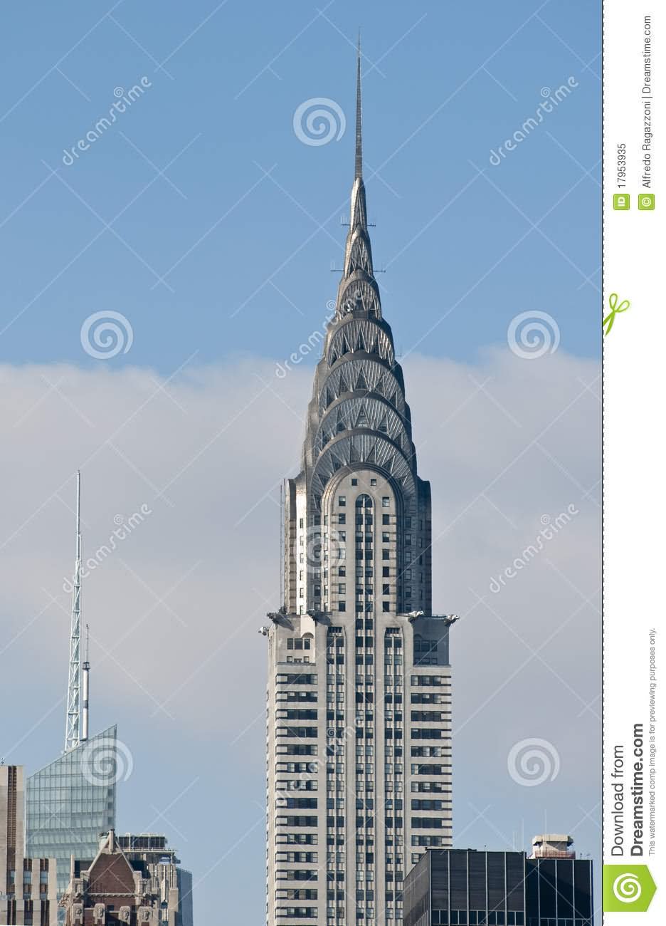 Chrysler Building Front View Image