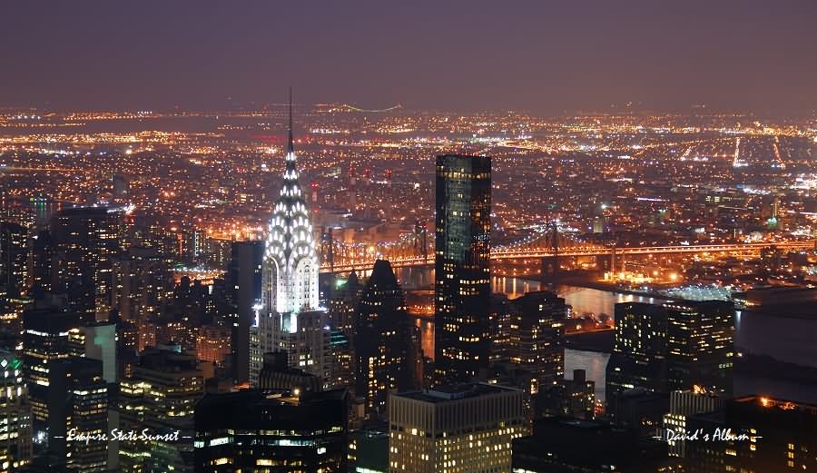 Chrysler Building Manhattan Night View