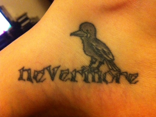 Edgar Allan Poe Raven Tattoo