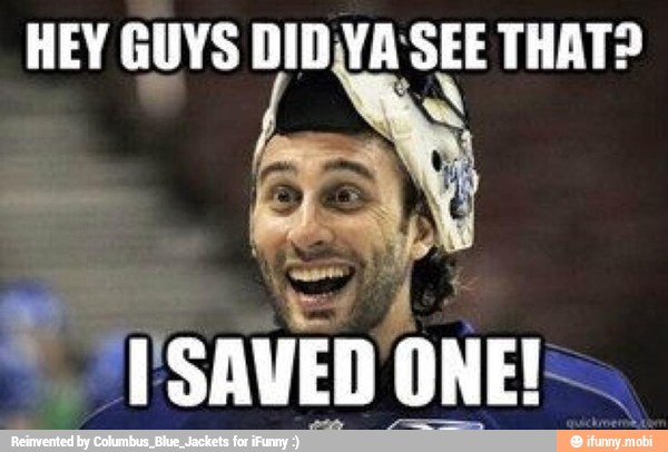 Funny Hockey Meme Hey Guys Did Ya See That I Saved One Image