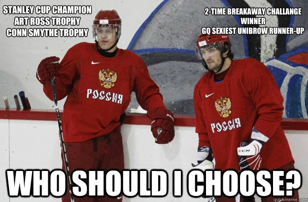 Funny Hockey Meme Who Should I Choose Picture