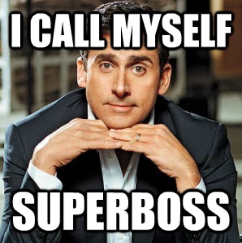 I Call Myself Superboss Funny Office Meme Image