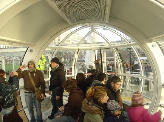 Inside The Pod Of London Eye