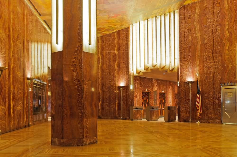 Interior View Of Chrysler Building