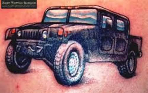 Jeep Car Tattoo Image