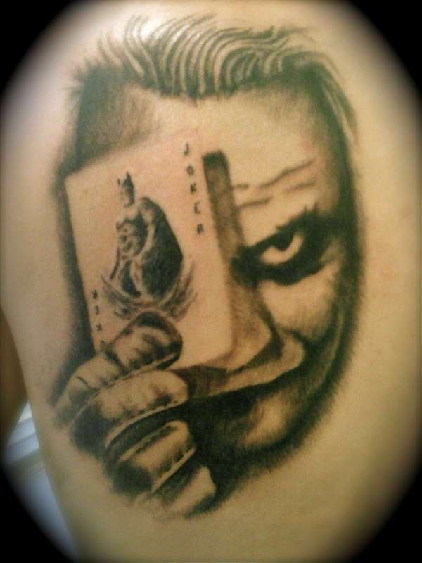 Joker Card Tattoo Idea