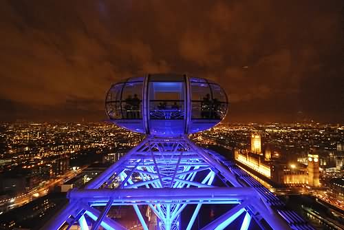 London Eye Capsule Night Picture