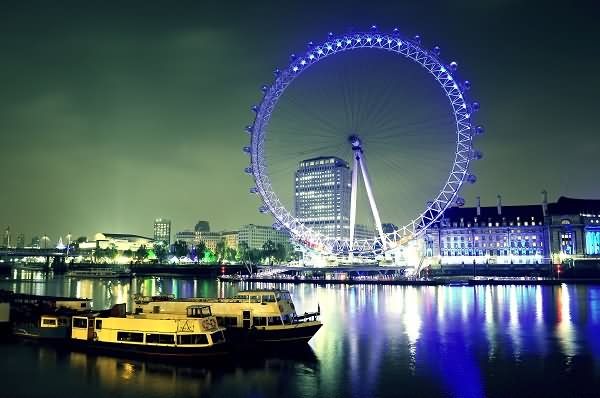 London Eye Night View Picture
