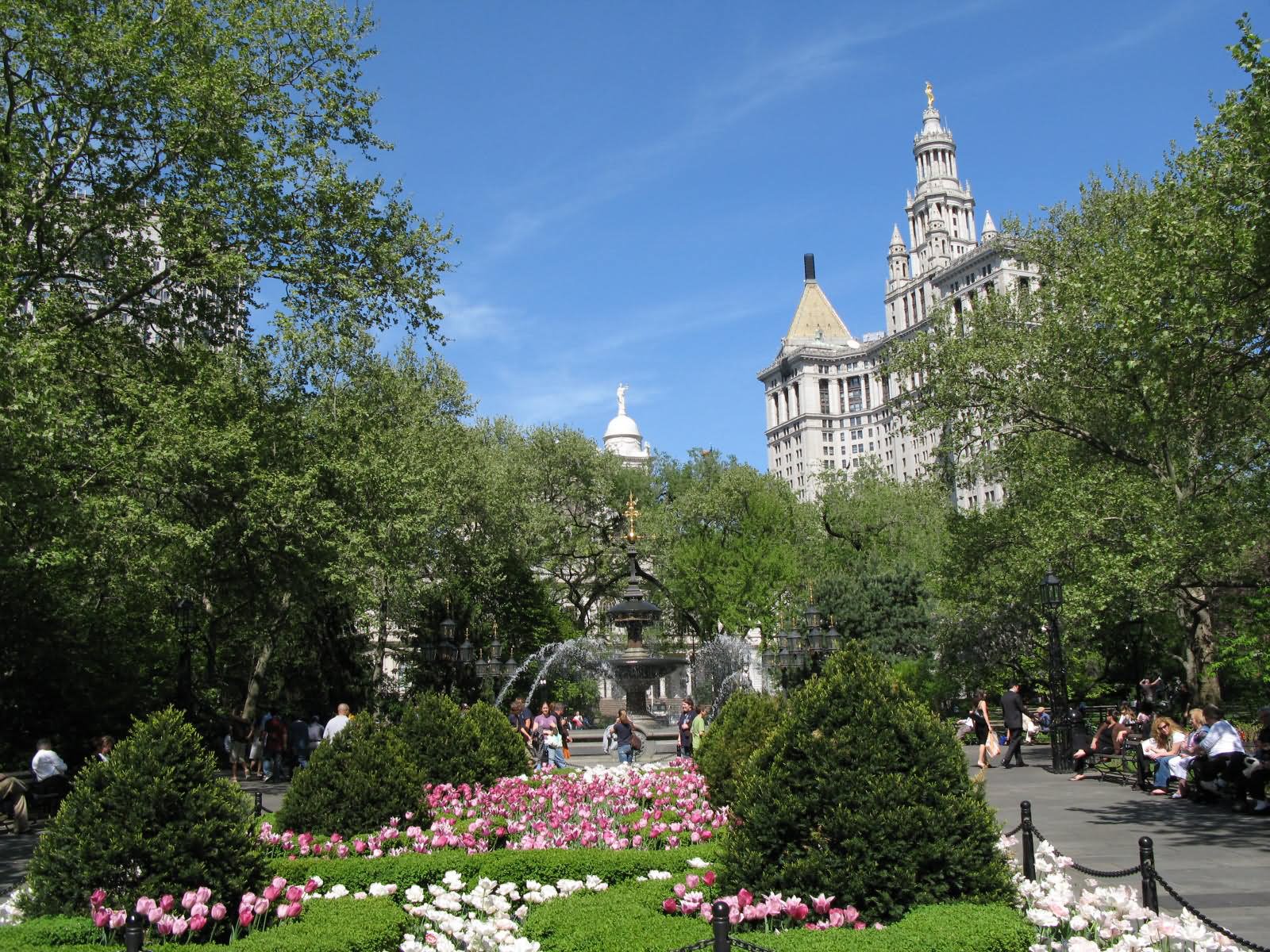 New York City Hall Park Picture