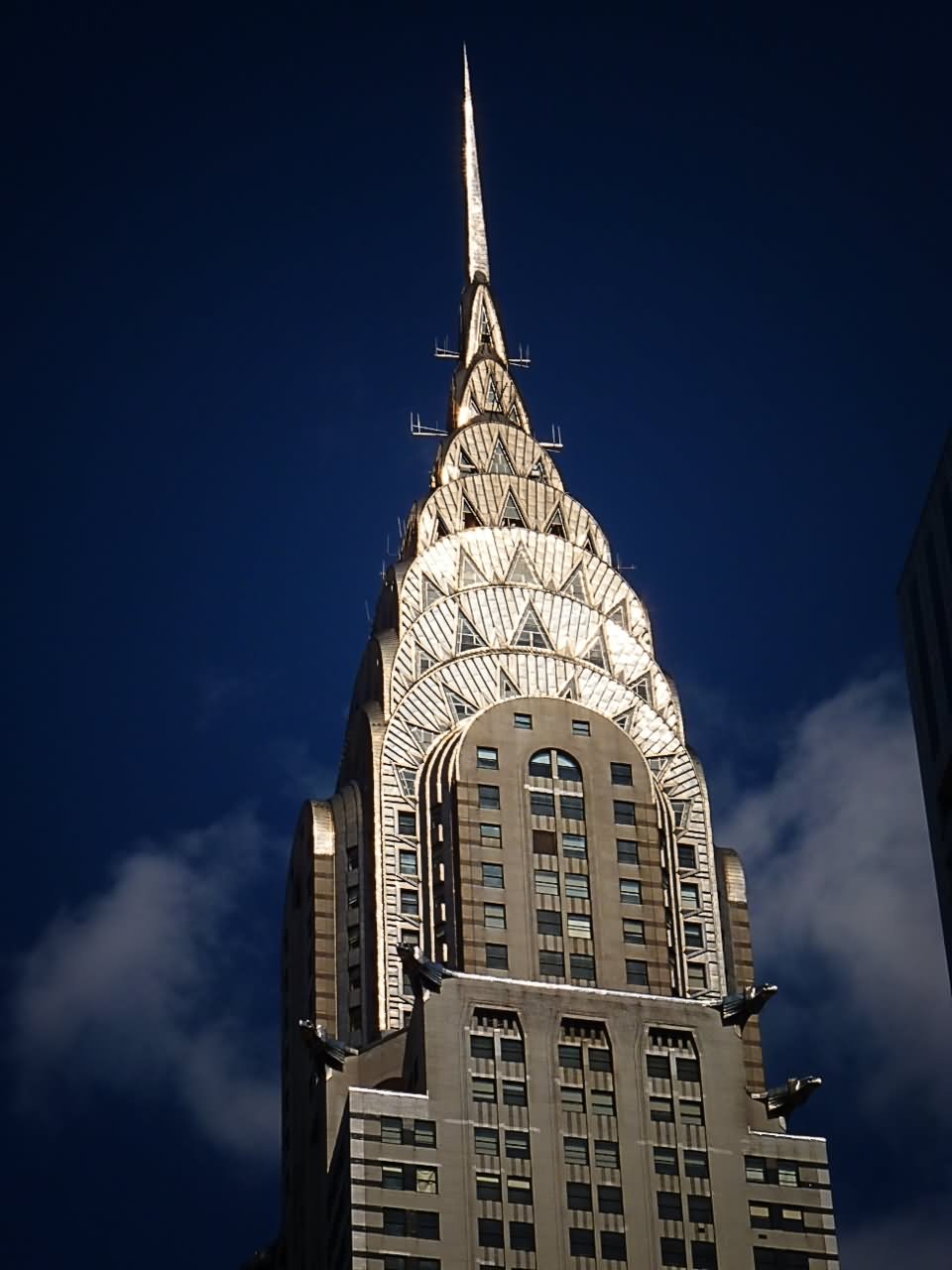 Night View Of Chrysler Building