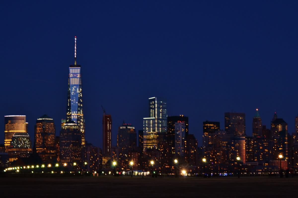 One World Trade Center At Night