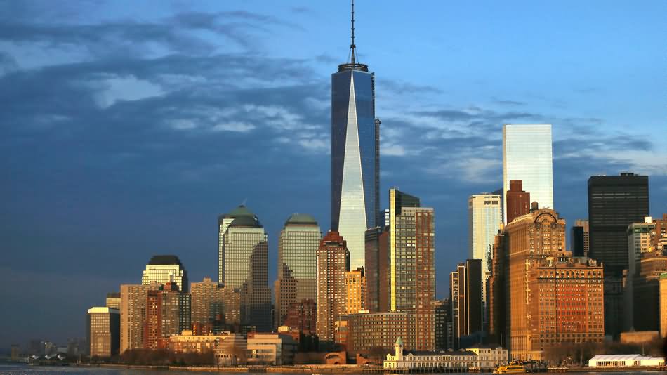 One World Trade Center Sunset View Picture