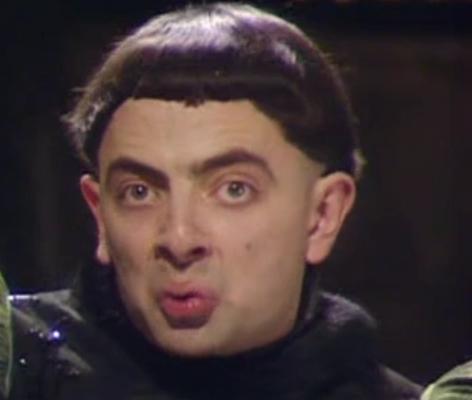 Rowan Atkinson Duck Face Fail Funny Picture