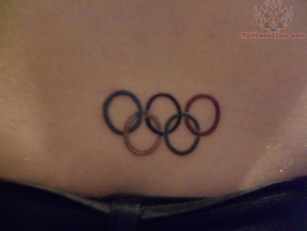 Simple Olympic Symbol Tattoo Design