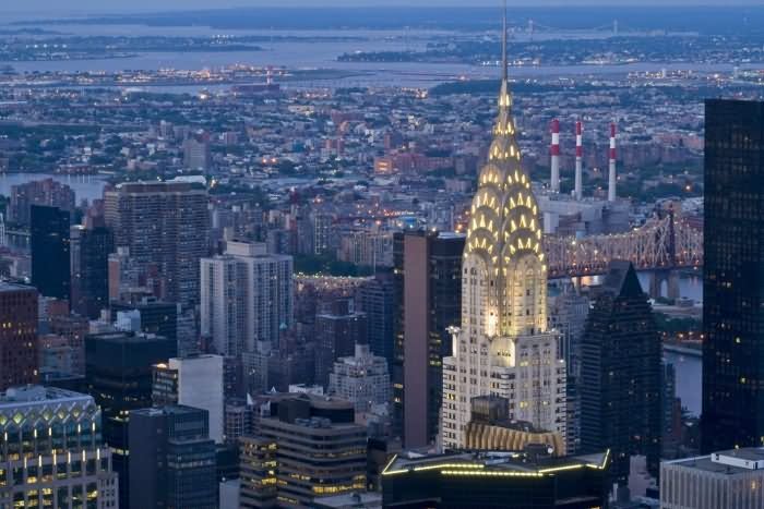 The Chrysler Building At Night