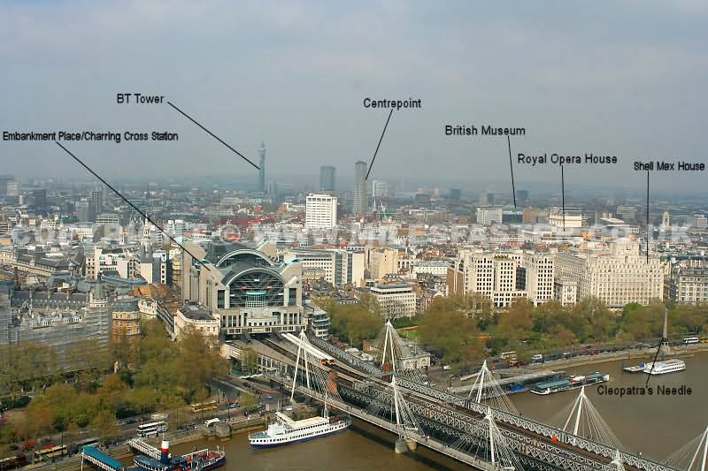 The North East View From London Eye