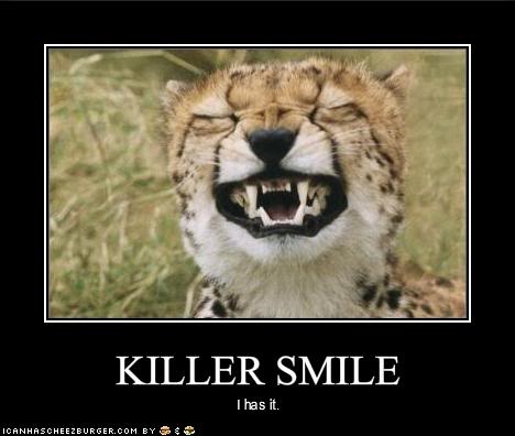 Tiger Killer Smile I Has It Funny Meme Poster
