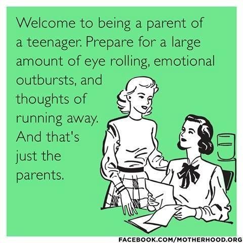 Welcome To Being A Parent Of A Teenager Funny Meme Card