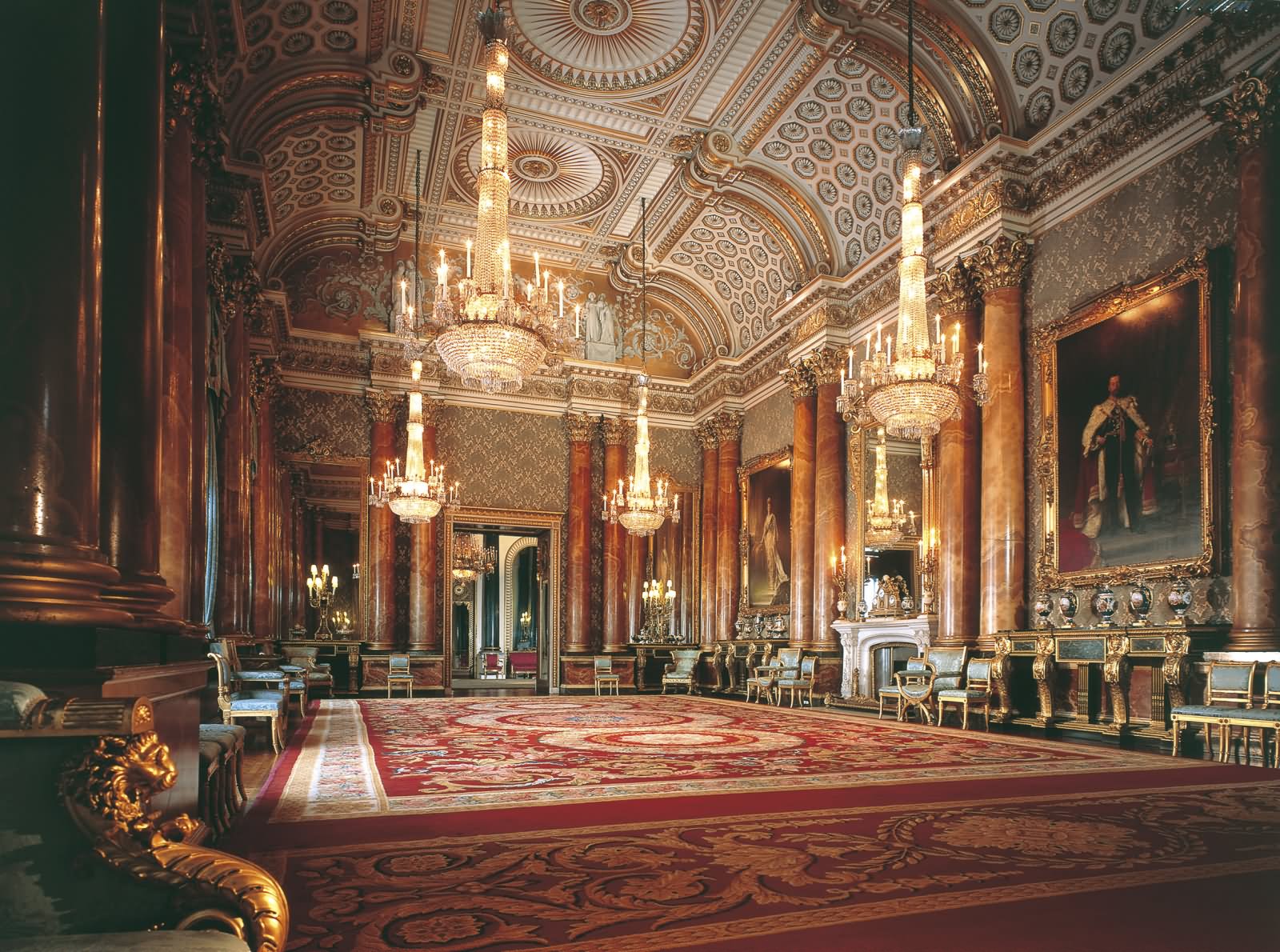 Adorable Interior Of Buckingham Palace