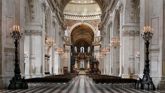 Adorable Interior View Of The St Paul’s Cathedral