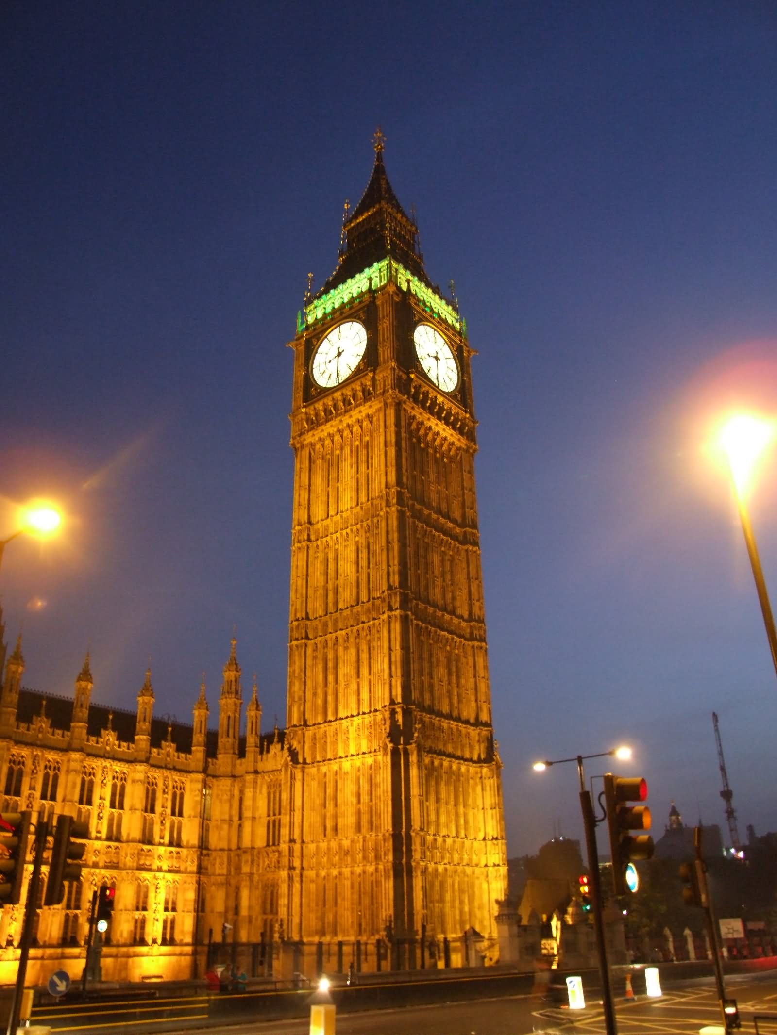 Adorable Night View Of The Big Ben, London