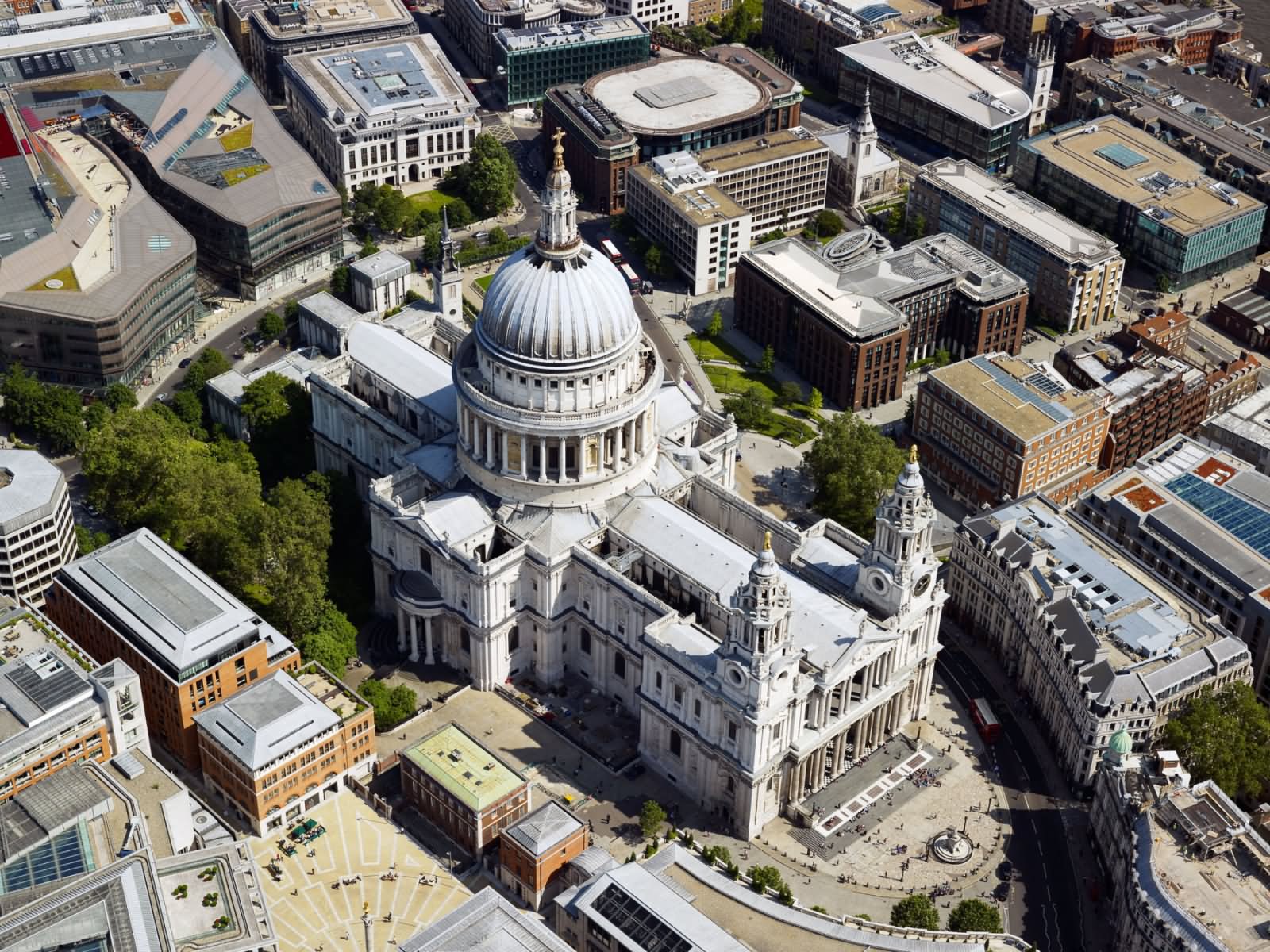 Aerial Photograph Of St Paul’s Cathedral