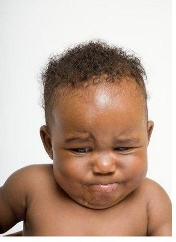 African Baby Sad Face Funny Picture