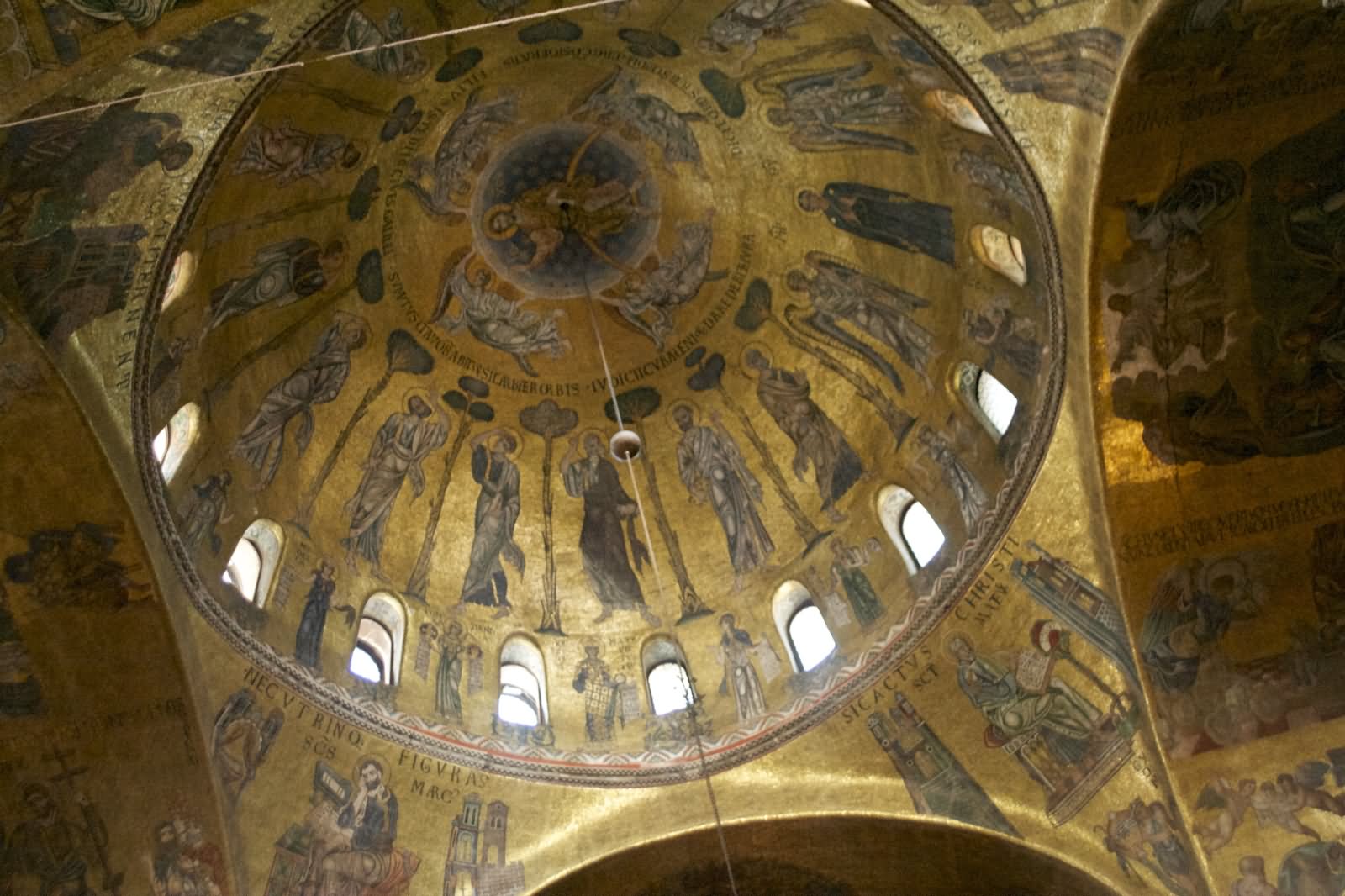 Amazing Ceiling Architecture Inside St Mark's Basilica