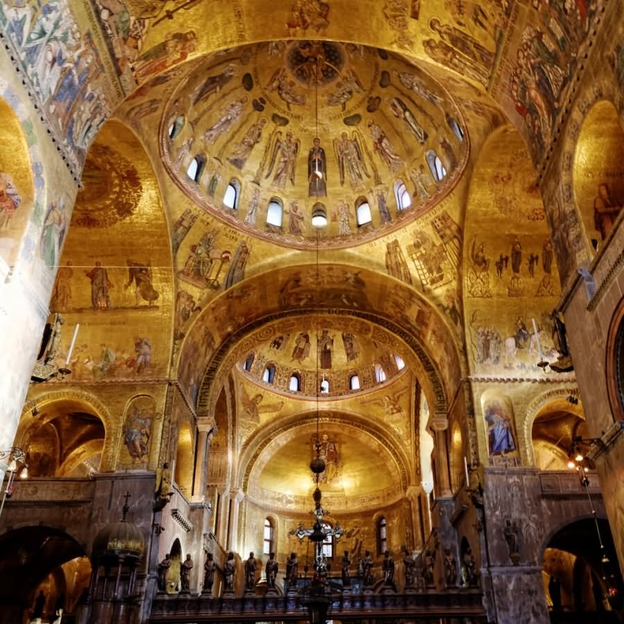 Amazing Dome Inside St Mark's Basilica