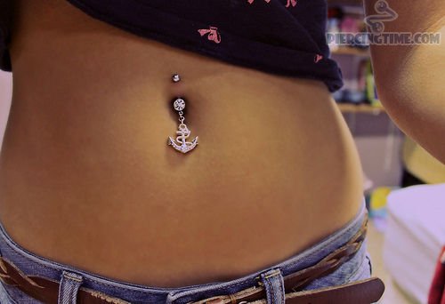 Anchor Jewelry Belly Piercing For Girls