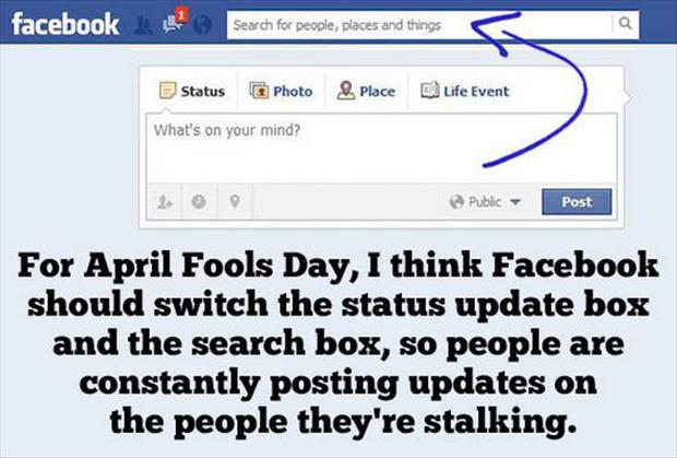 April Fools Day Pranks Funny Facebook Picture