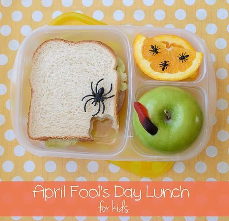 April Fool’s Lunch For Kids Funny Image