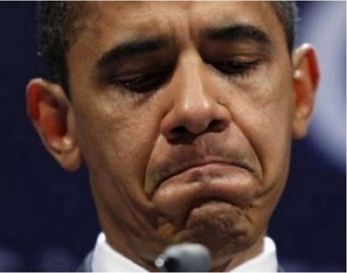 Barack Obama Sad Face Funny Image
