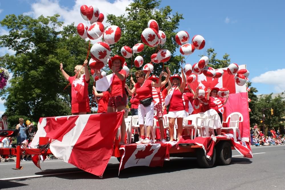 Beautiful Canada Day Parade Picture