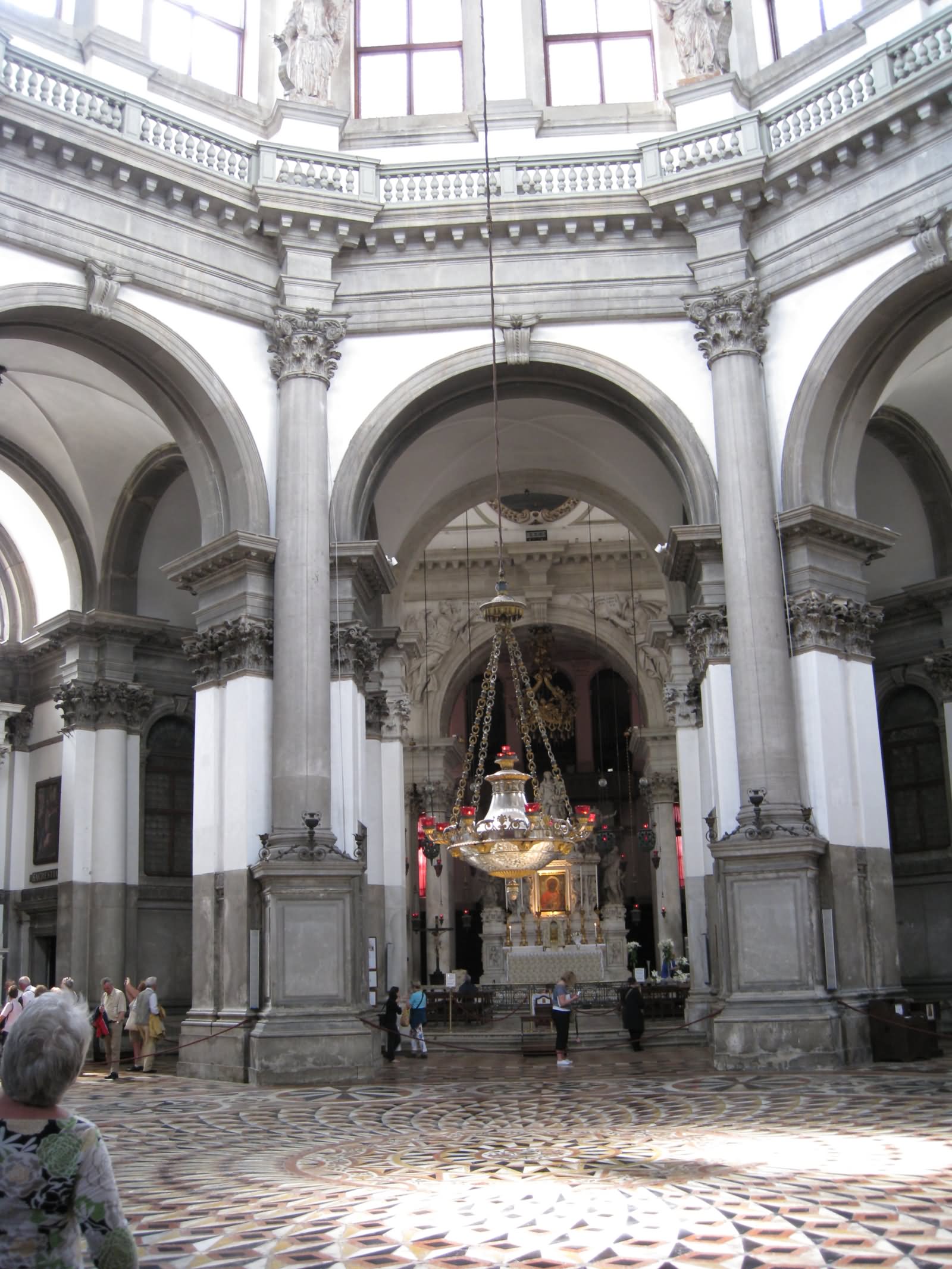 Beautiful Interior Of The Santa Maria della Salute