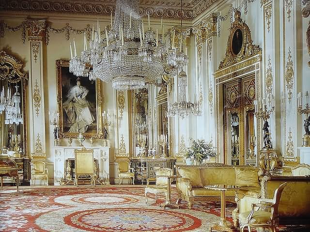 Beautiful Interior View Of The Buckingham Palace