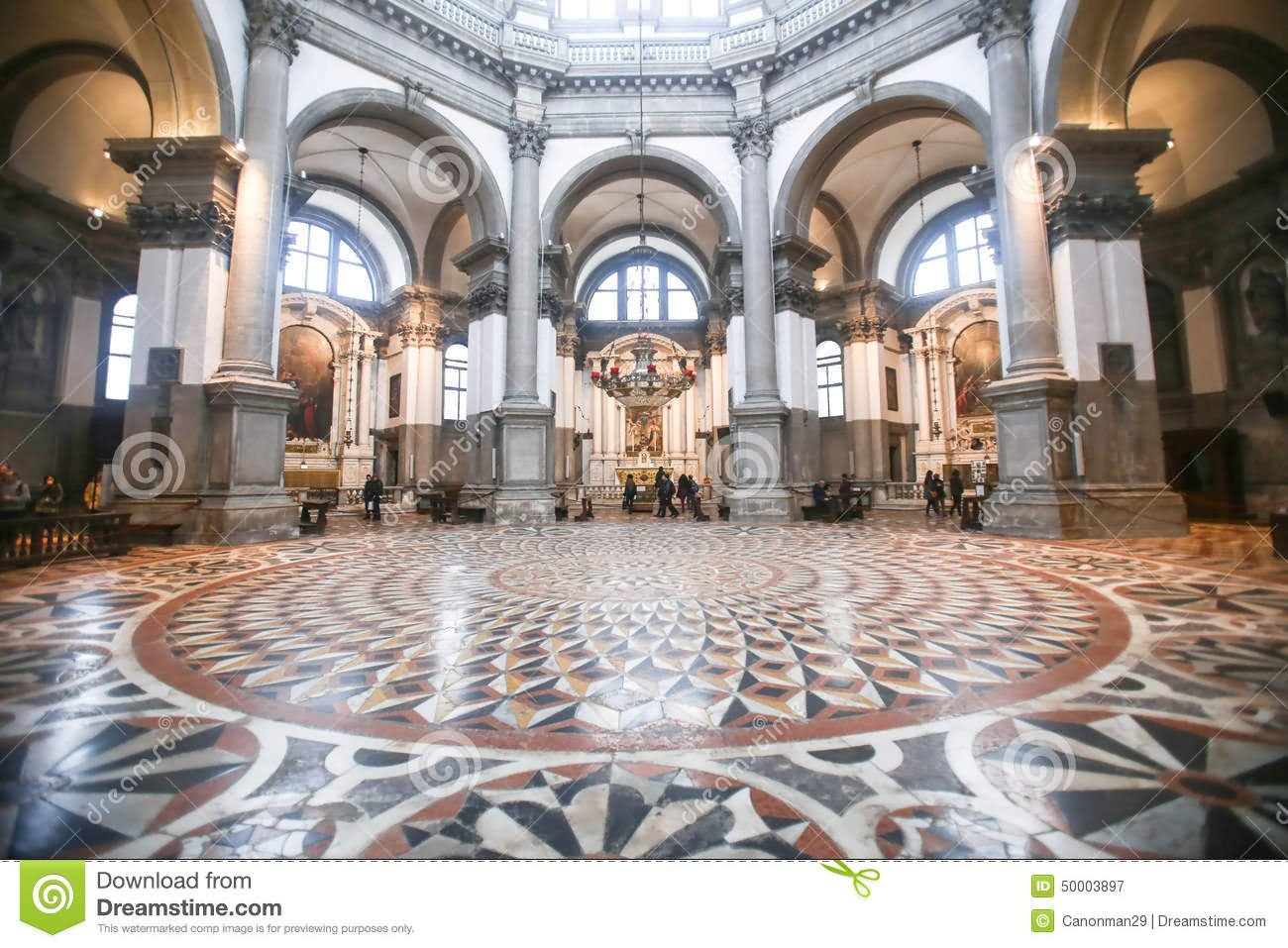 Beautiful Interior View Of The Santa Maria della Salute