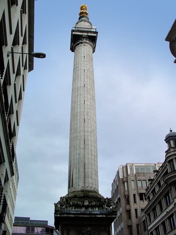 Beautiful Monument To The Great Fire of London