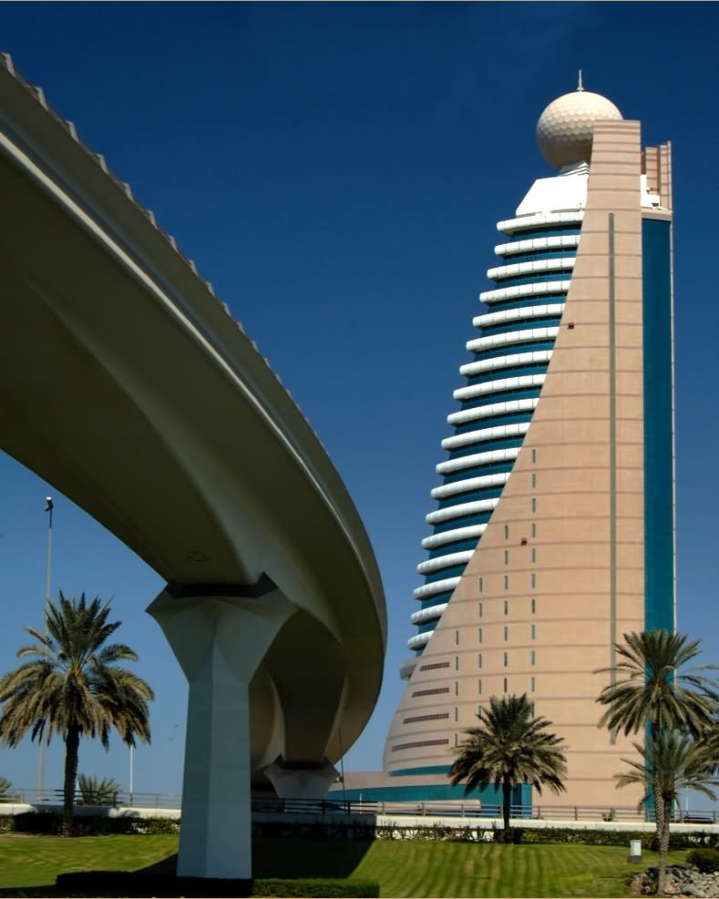 Beautiful View Of Etisalat Tower 2 In Dubai