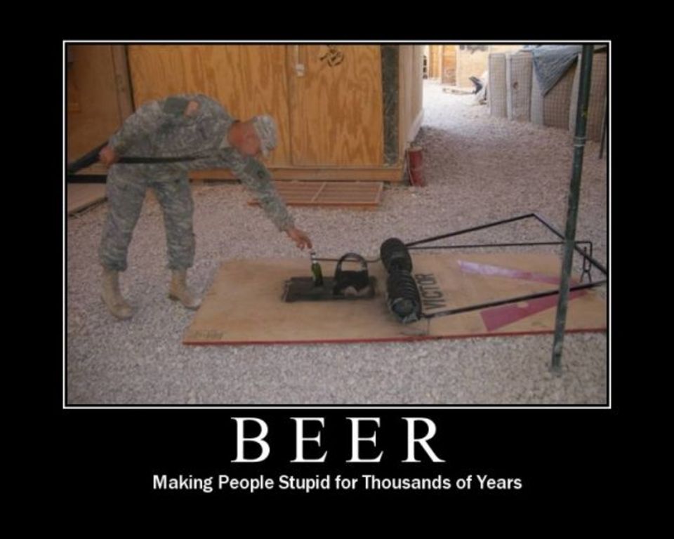 Beer Making People Stupid For Thousands Of Years Funny Poster