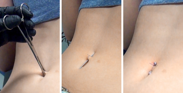 Belly Piercing Step by Step Guide