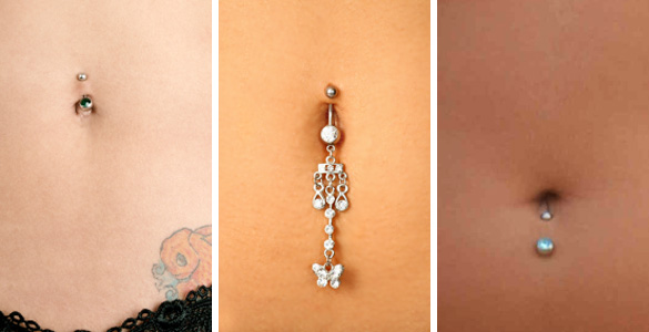 Belly Piercings With Unique Jewellery