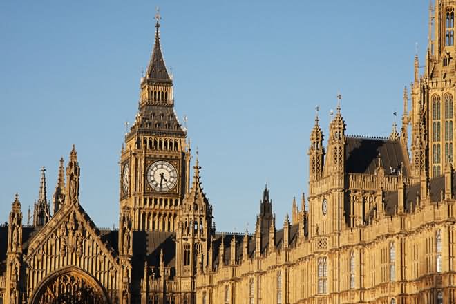 Big Ben At Westminster Palace Picture