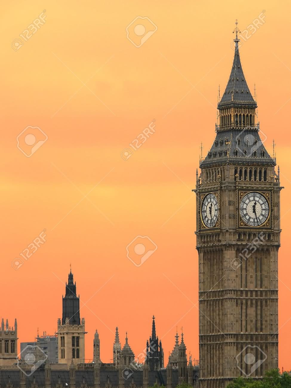 Big Ben During Sunset Picture