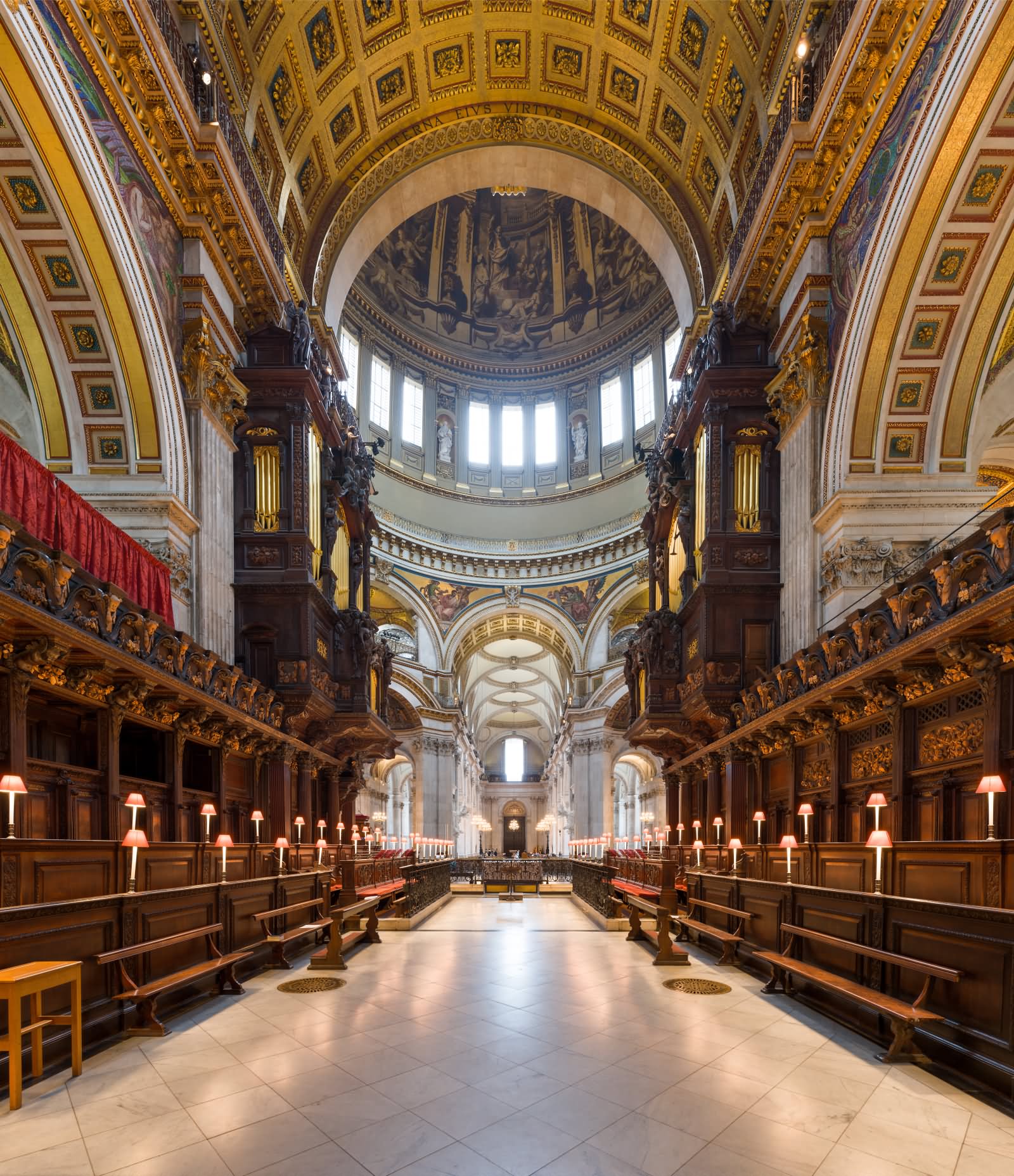 Choir Inside The St Paul's Cathedral