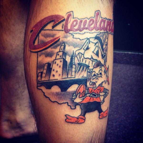 Cleveland Sports Tattoo Image