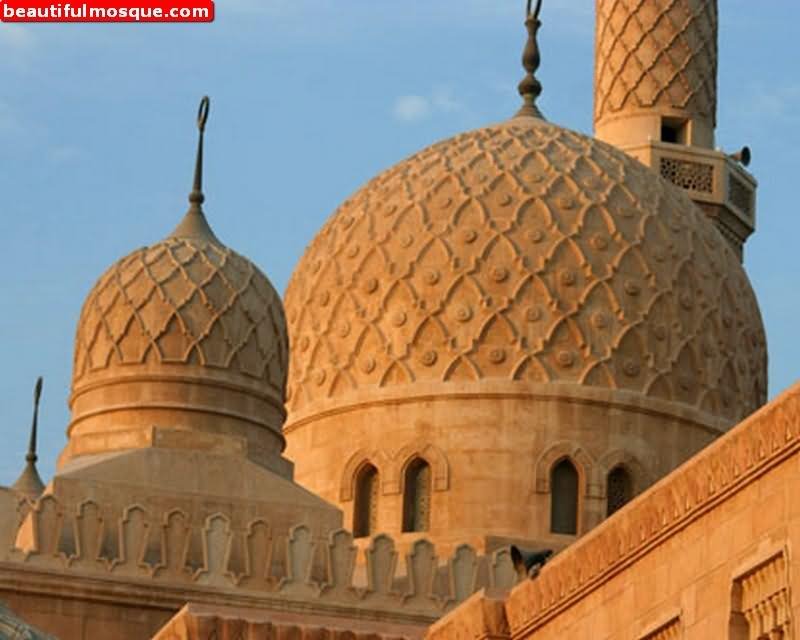 Close Up Of The Dome Of Jumeirah Mosque